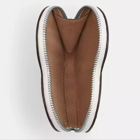 Coach Heart-Shaped Cherry Print Coin Purse - Picture 3 of 9